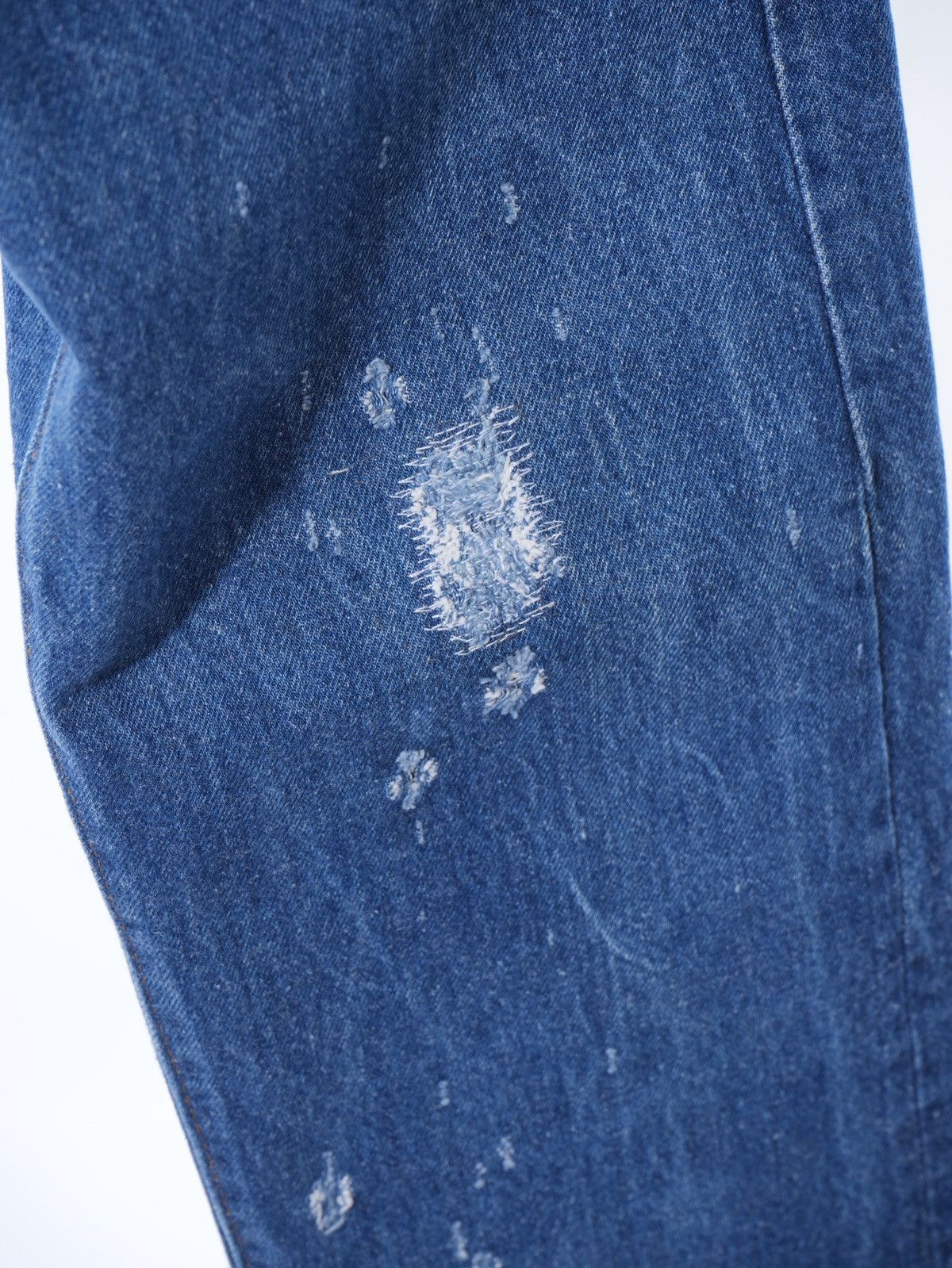 Levi's × Vintage Levi’s 501 1983 Distressed Stone Wash Denim fits w30 Size US 32 / EU 48 - 6 Thumbnail
