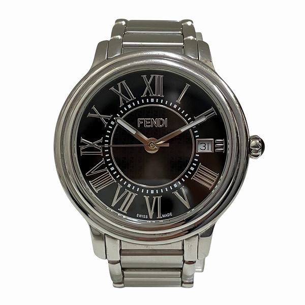 Fendi Fendi Classico Quartz Watch 25400L Metal Other 25400L in Black, Men's