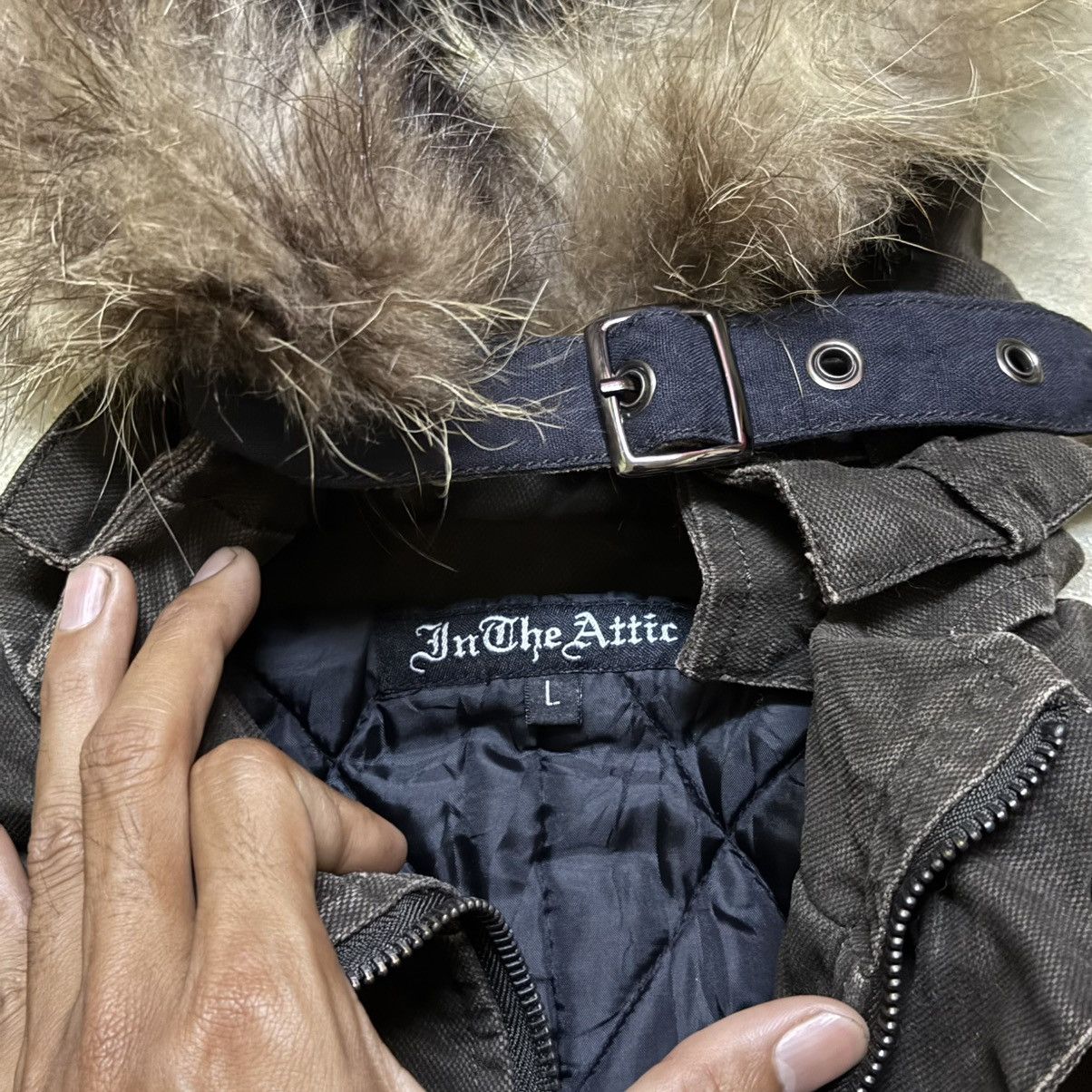 In The Attic × Japanese Brand In The Attic Zipper Hoodie Jacket Parka Size US L / EU 52-54 / 3 - 9 Thumbnail
