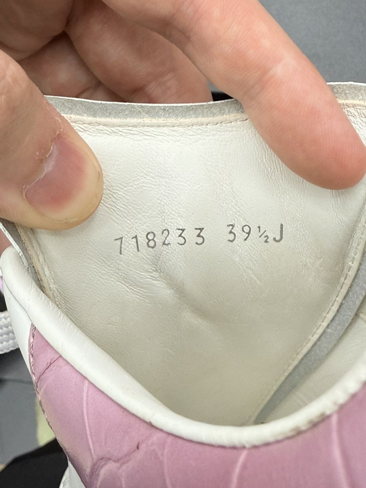 Alexander McQueen MCQUEEN Oversized Womens White Pink Sneakers Size 39.5 / 9.5 Size US 9 / IT 39 - 19 Thumbnail