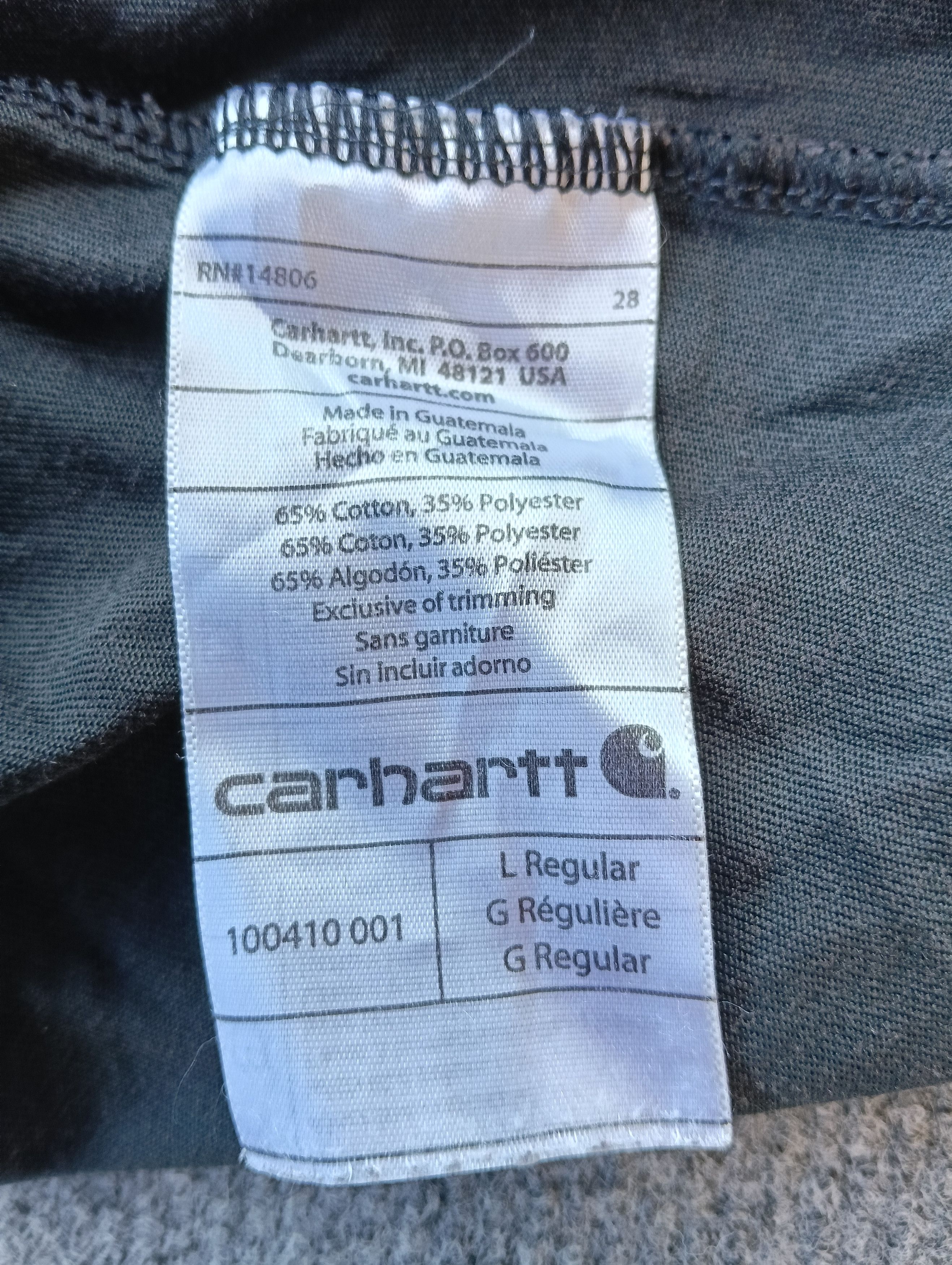 Carhartt Carhartt Distressed & Faded Rare Vintage Workwear Tee Size US L / EU 52-54 / 3 - 7 Thumbnail