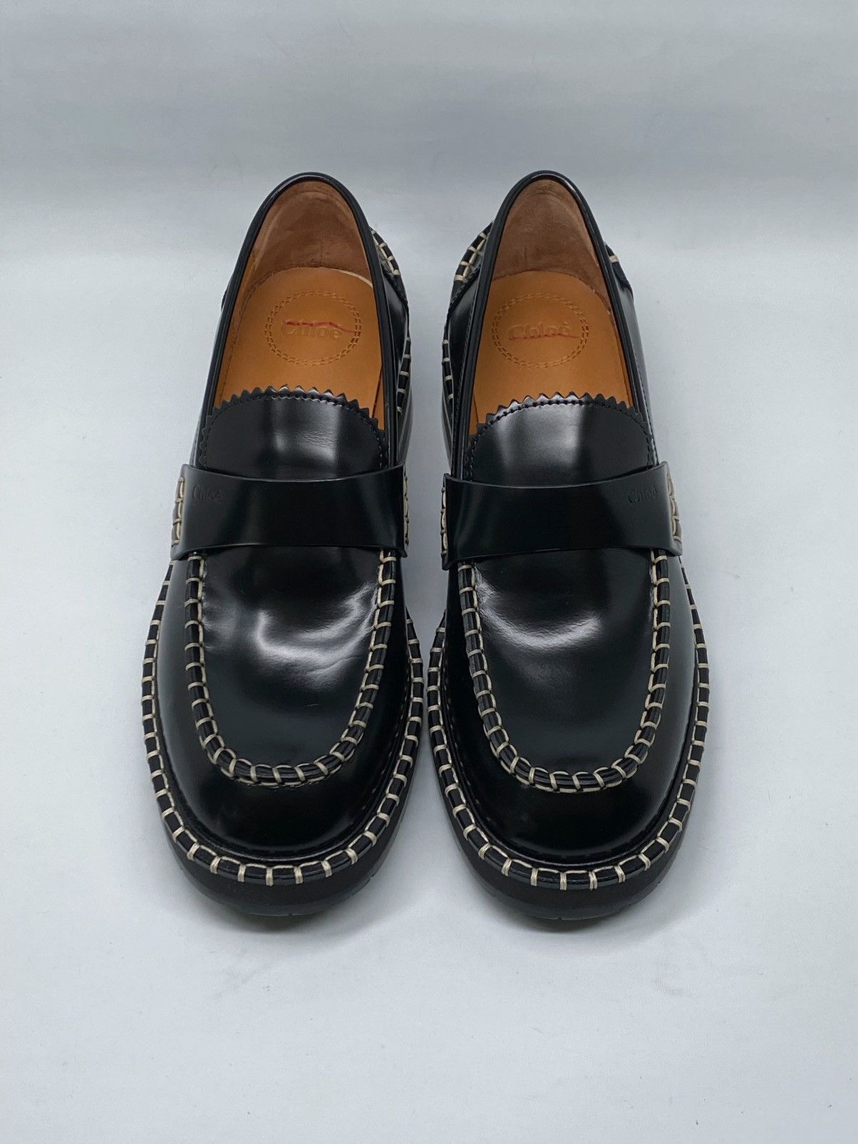 Chloe Chloe Noua Leather Loafers size 38.5 Size US 8.5 / IT 38.5 - 3 Thumbnail