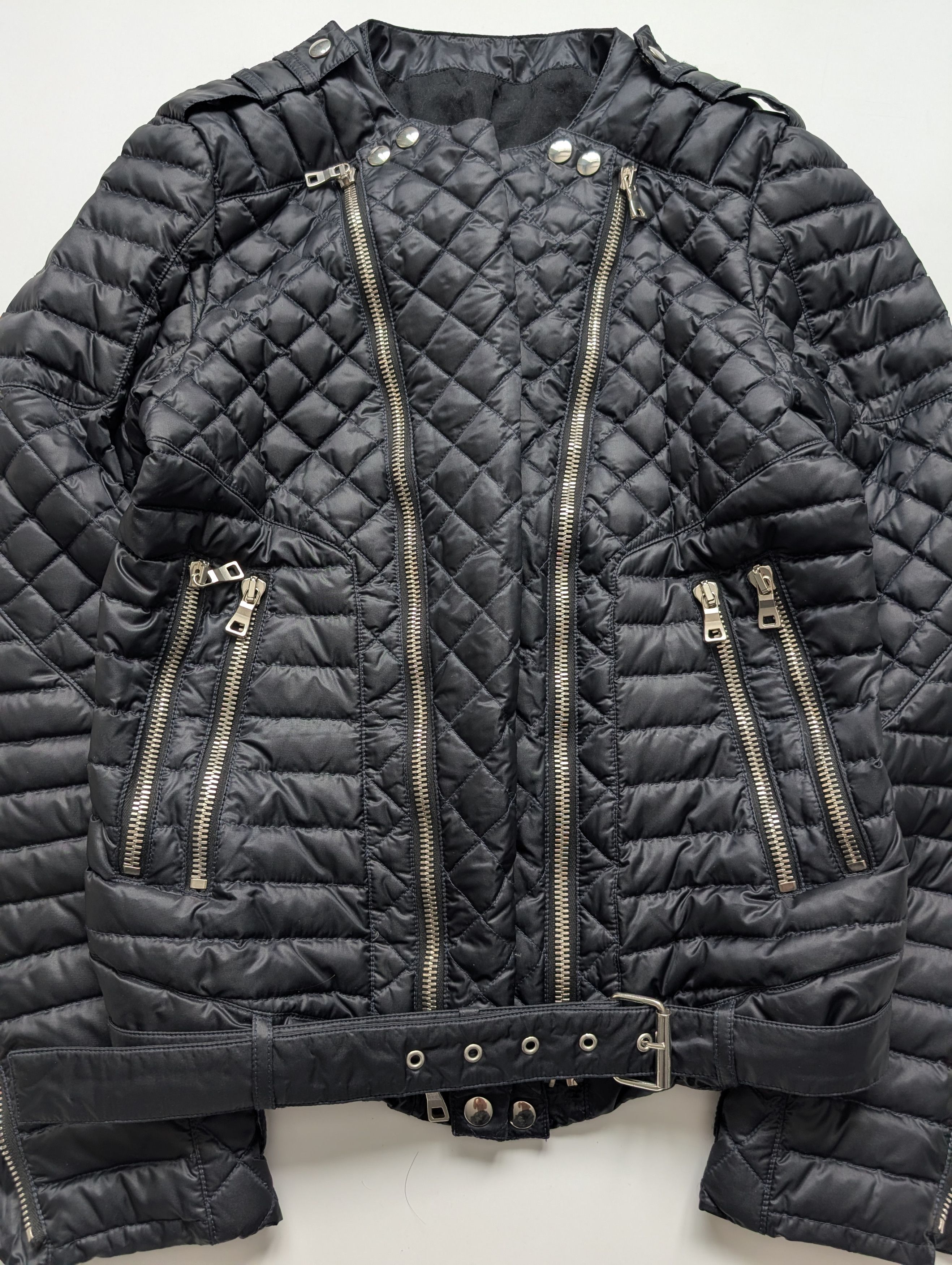Balmain Balmain Quilted Biker Jacket FW12 (Oliver Rousteing) Size US L / EU 52-54 / 3 - 5 Thumbnail