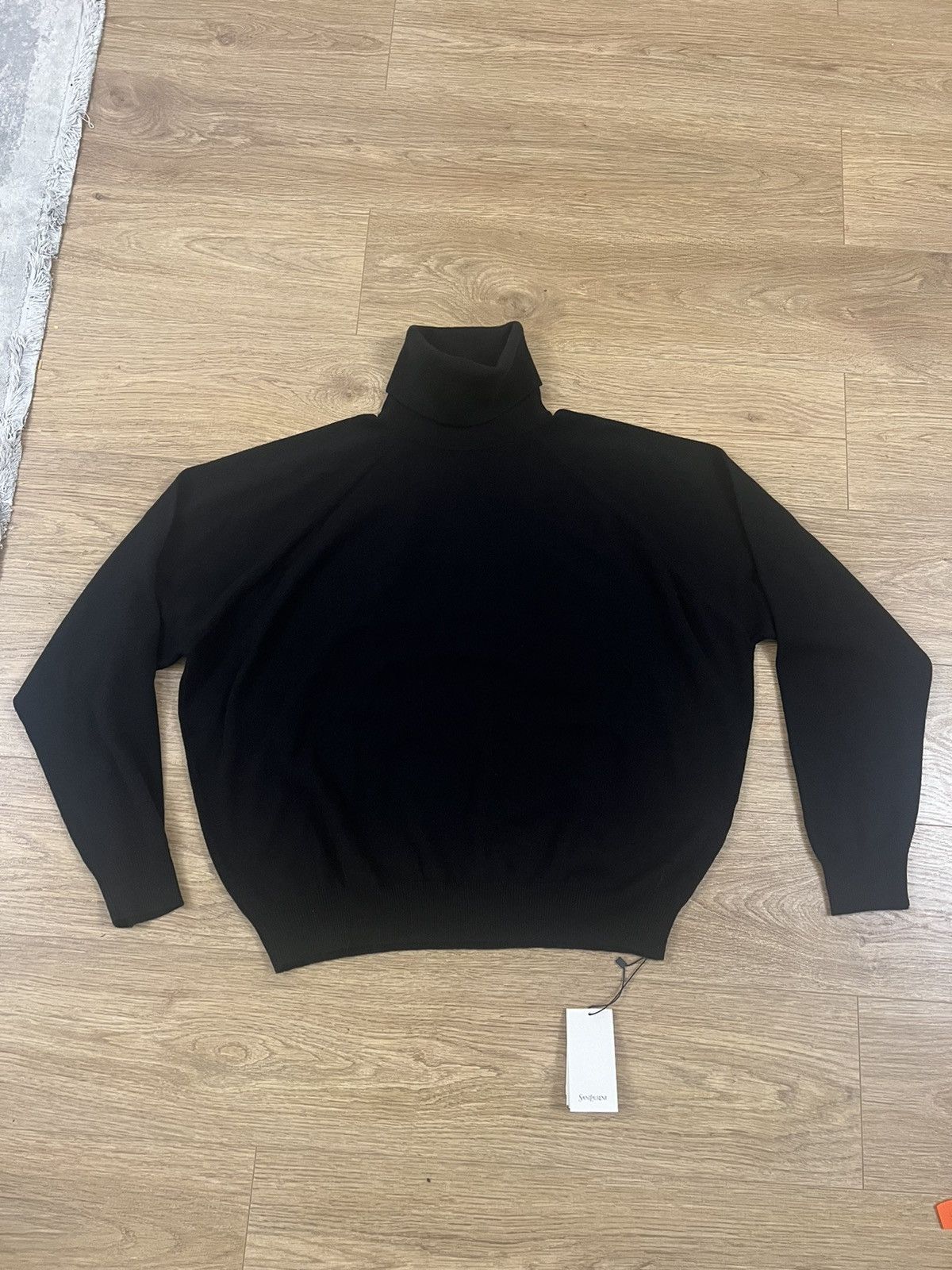 Saint Laurent Paris Saint Laurent Cassandre Turtleneck sweater in cashmere Size US L / EU 52-54 / 3 - 2 Thumbnail