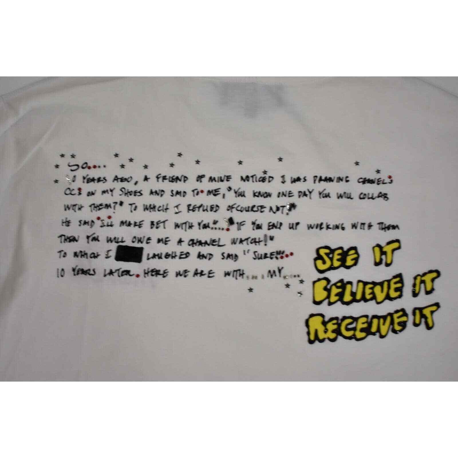 Chanel Chanel X Pharrell Collection Long Sleeve Graffiti Tee Shirt Size M / US 6-8 / IT 42-44 - 11 Thumbnail