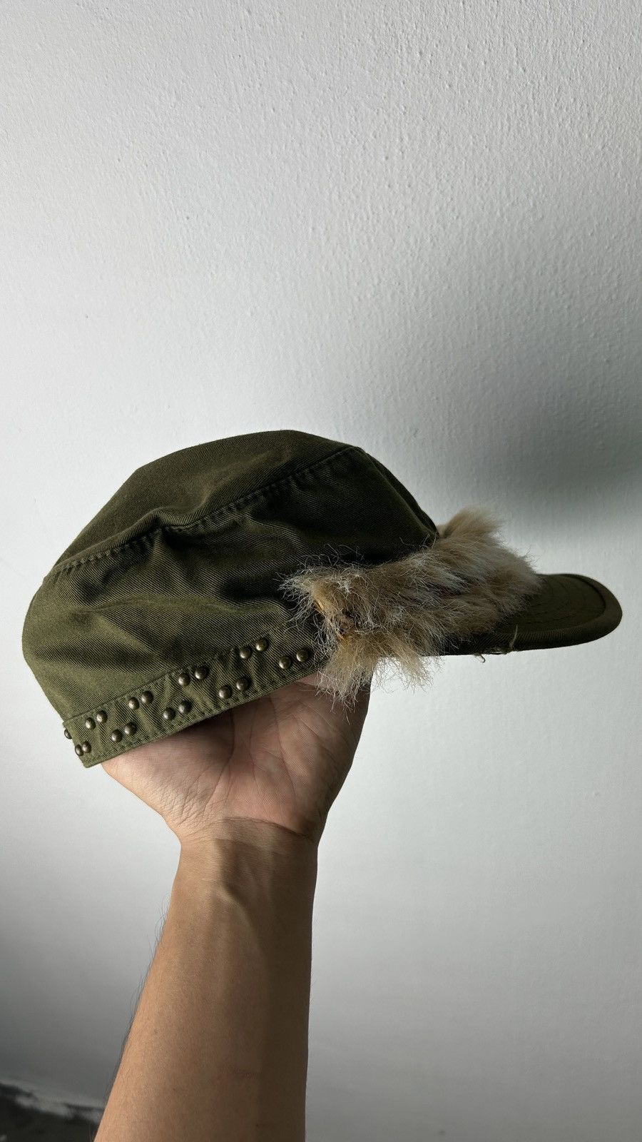 Japanese Brand × Vintage Kento - Army Faux Hair Cap Size ONE SIZE - 7 Thumbnail