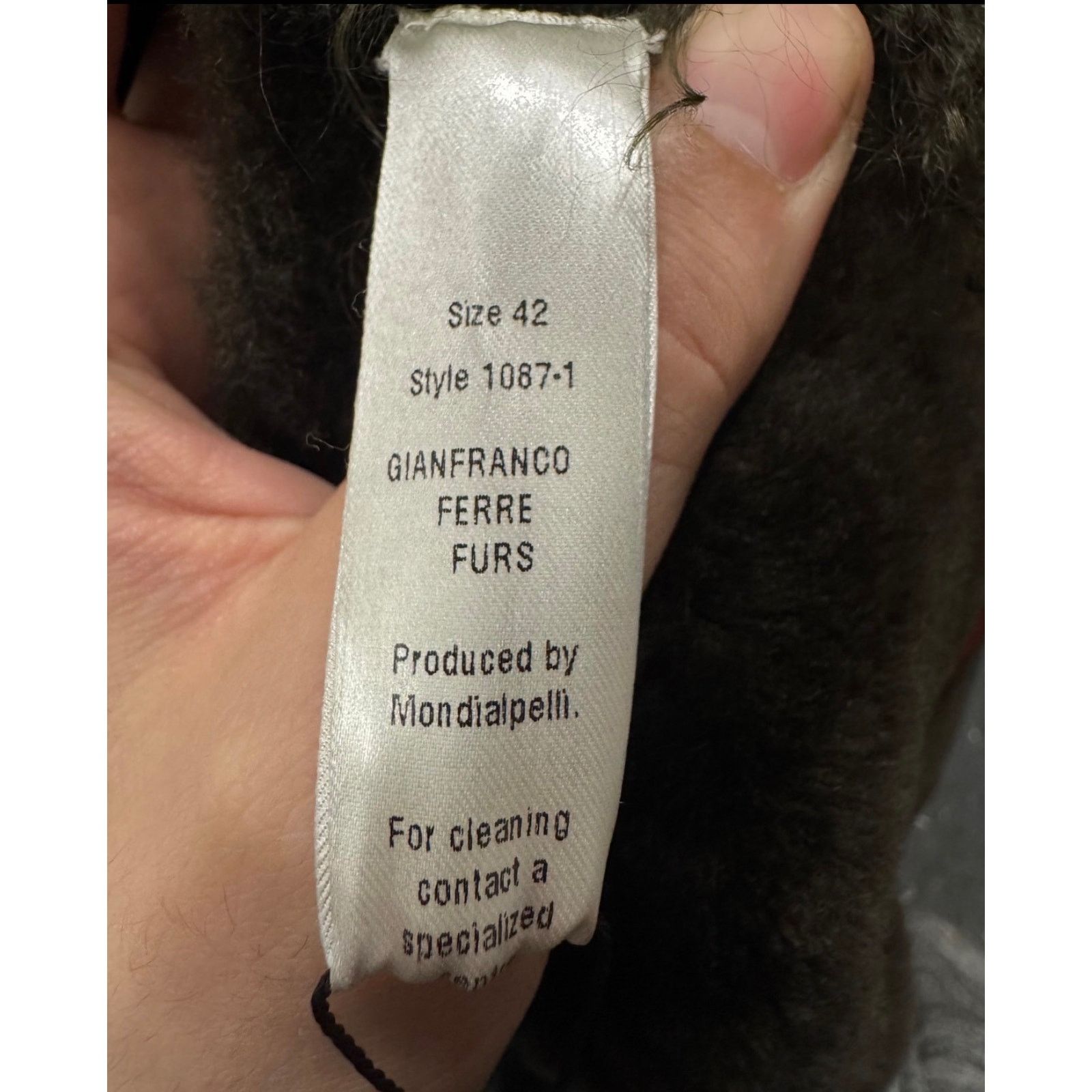 Gianfranco Ferre Ferre Green Shearling Coat Fur Insets IT42 Size M / US 6-8 / IT 42-44 - 8 Thumbnail