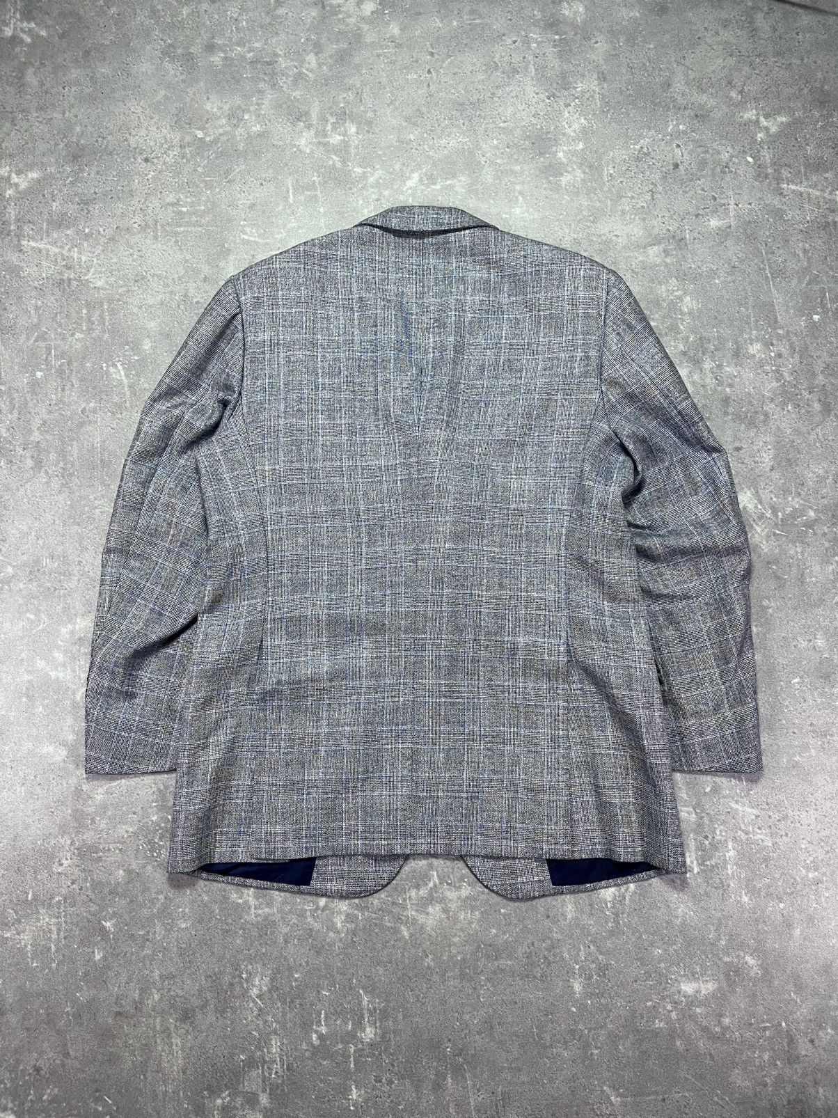 Kiton Kiton Napoli Cashmere Linen Silk Plaid Blazer Jacket 52 Size 52R - 2 Thumbnail
