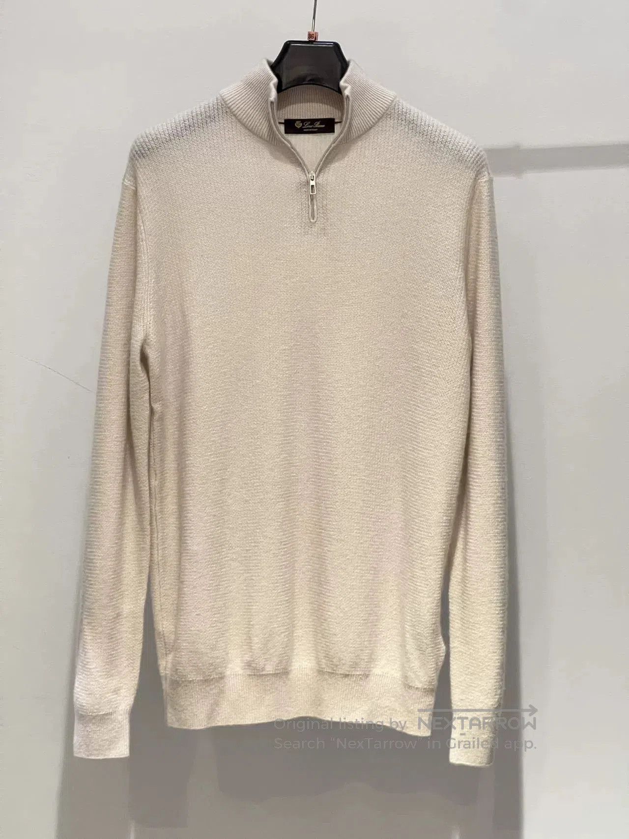Loro Piana Men's Half-Zip Knit Sweater.
