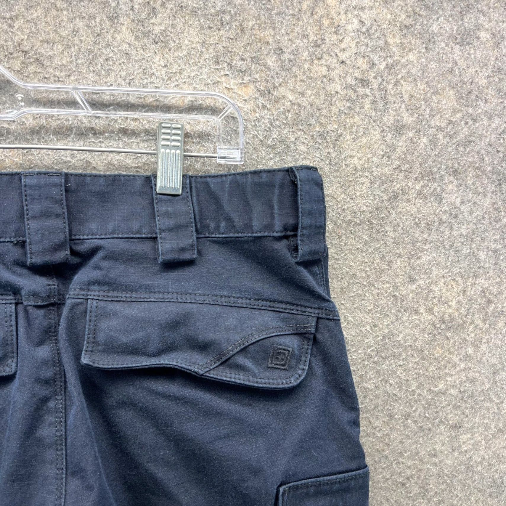 Vintage 5.11 Tactical Pants Mens 30x30 Blue Cargo Canvas Relaxed Fit Workwear Outdoor Pants Mens Blue Cargo Pocket Activated for Utility Size US 30 / EU 46 - 7 Thumbnail