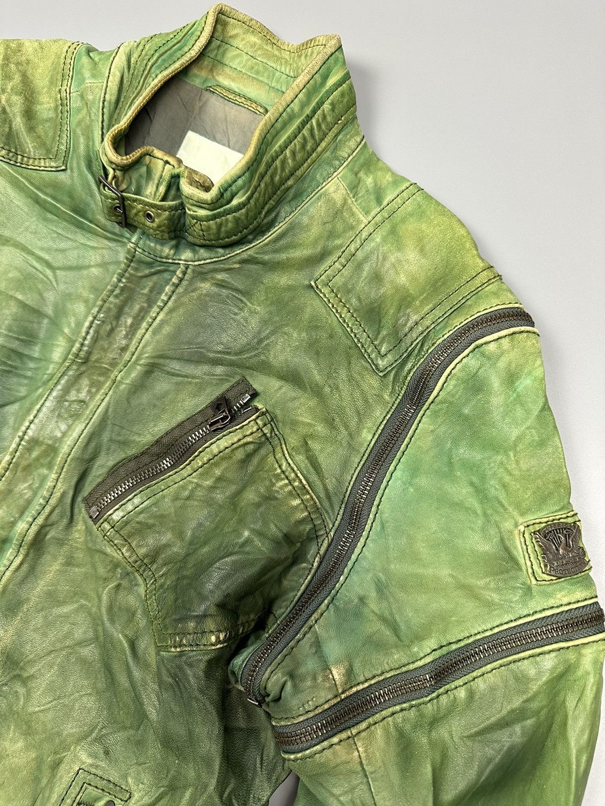 Diesel 🔥Very Rare🔥Vintage Diesel Leather Jacket Size US M / EU 48-50 / 2 - 8 Thumbnail