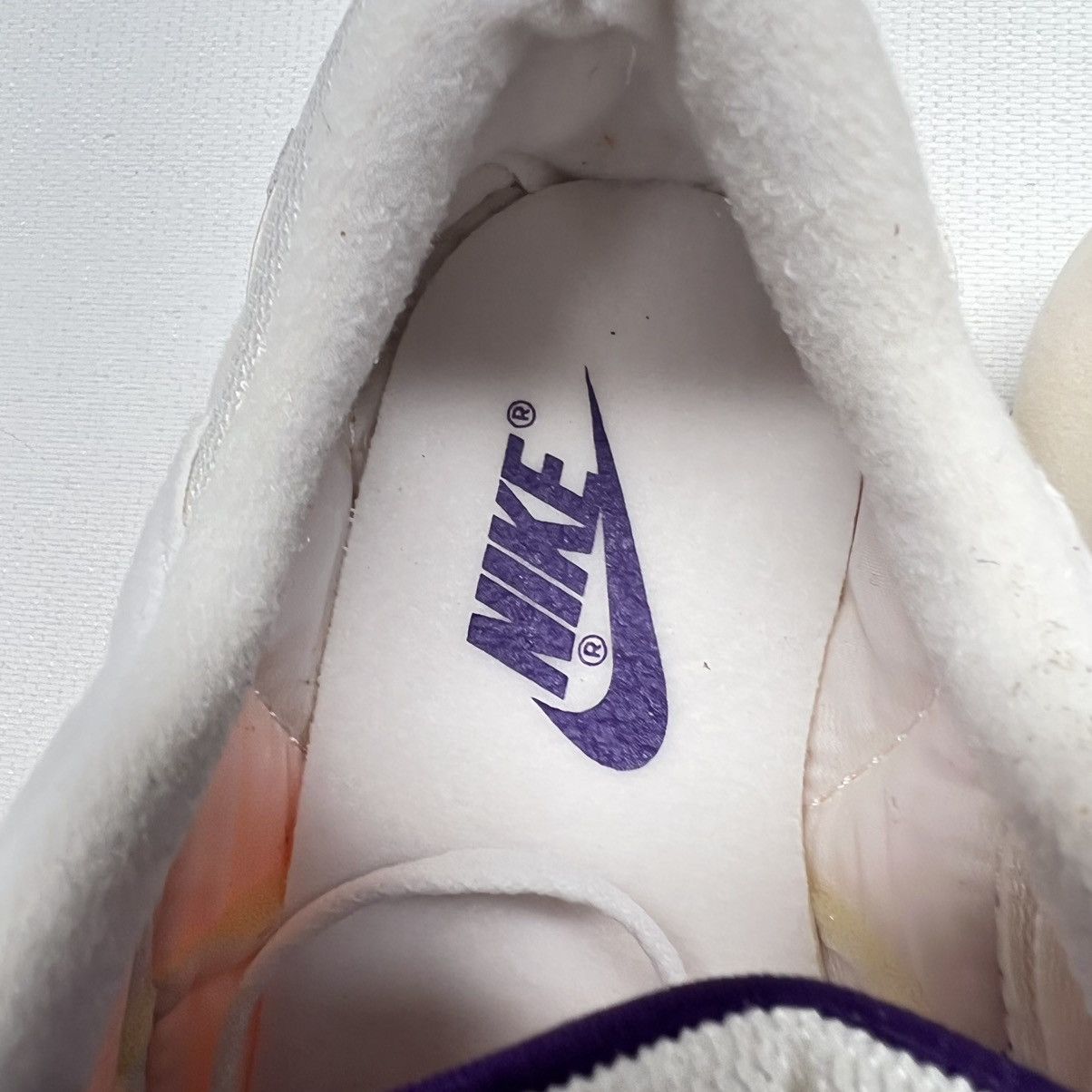 Nike × Vintage VTG New Nike Zoom Waffle White Purple Track Sneaker 941202 Size US 9 / EU 42 - 10 Thumbnail