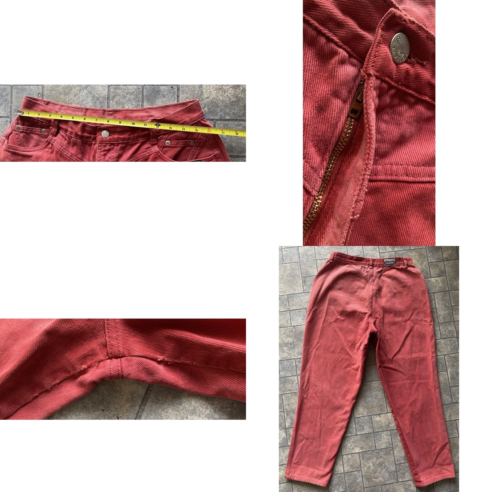 Vintage VINTAGE Rockies Jeans Women 17/18 Red/Orange Western 90s Cowboys Southwestern Mens? Girls? Wait end. Size 38" / US 16 / IT 52 - 9 Thumbnail