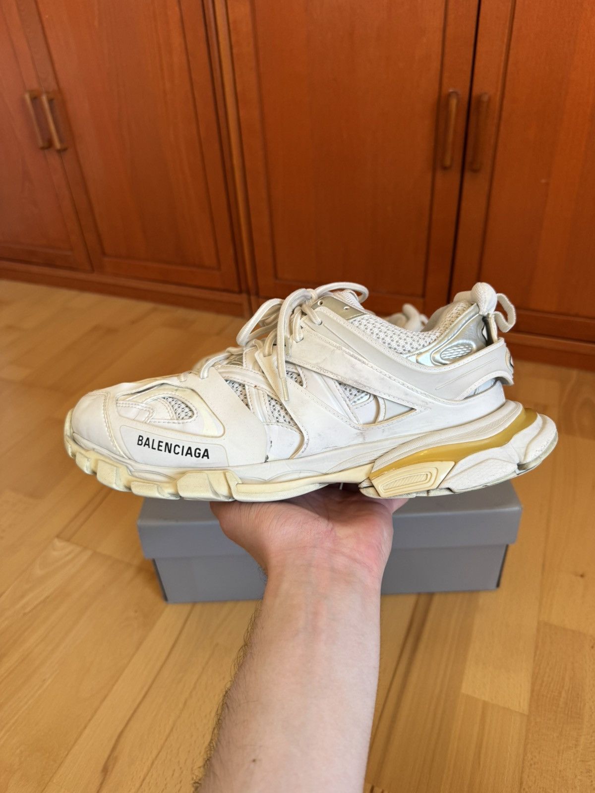Balenciaga Balenciaga Track Triple White Size US 11 / EU 44 - 2 Thumbnail