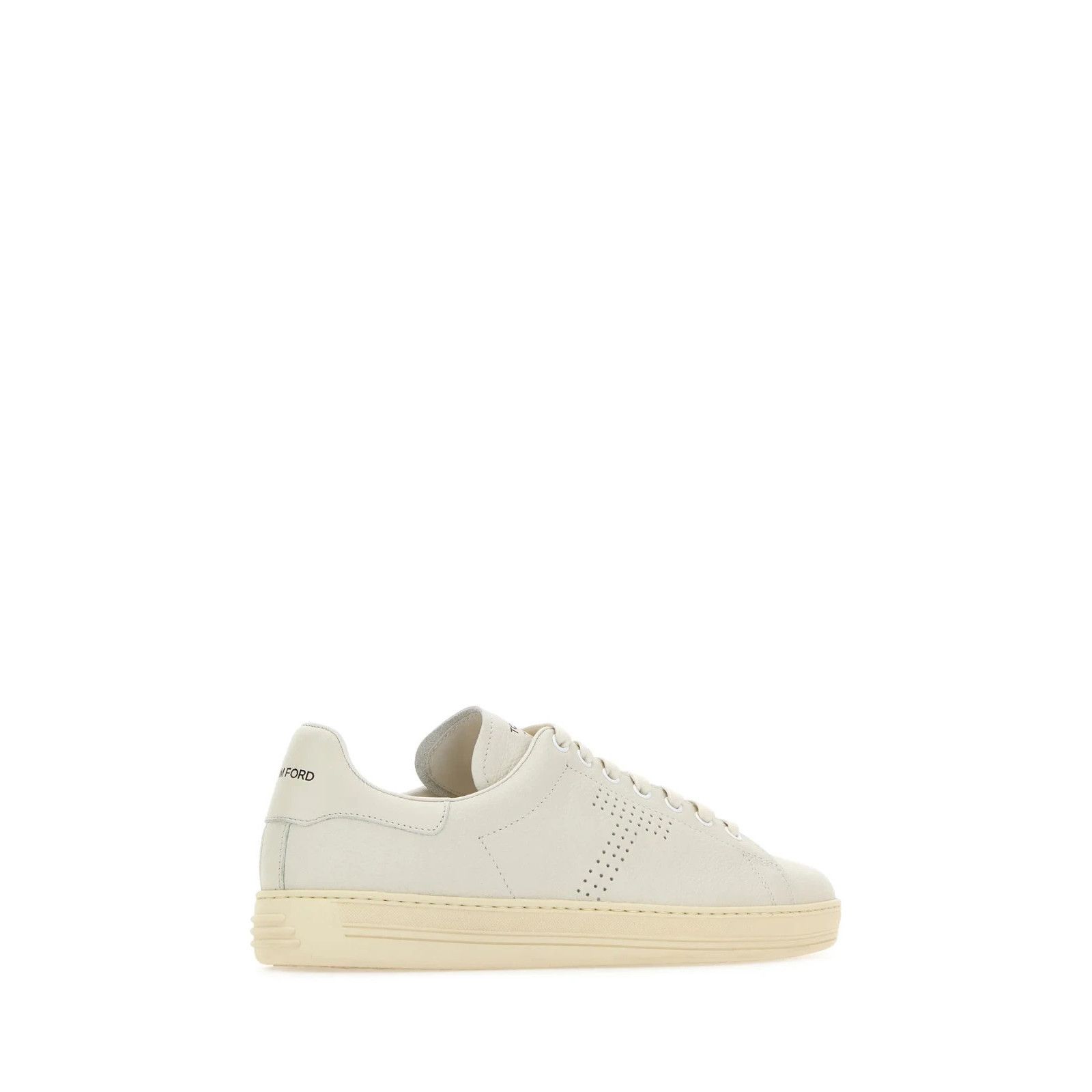 Tom Ford TOM FORD Warwick White Leather Sneakers New & Authentic (TF Size US 10 / EU 43 - 3 Thumbnail