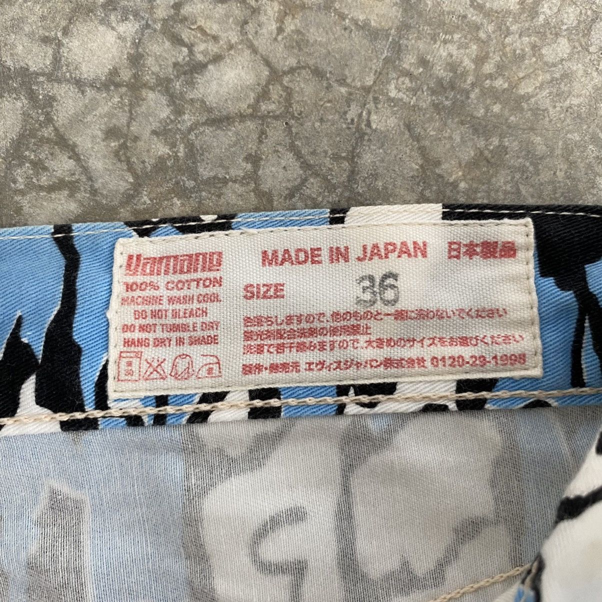 Evisu 2001 Evisu Ishigaki Camo OVP Baggy Jeans Shorts Jorts Size US 34 / EU 50 - 21 Thumbnail