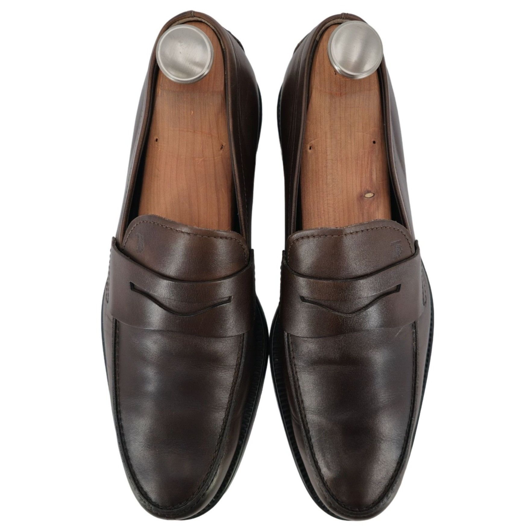 Tod's Tod's Italy Brown Leather Penny Loafers Mens 9 Dress Shoes Size US 9 / EU 42 - 4 Thumbnail