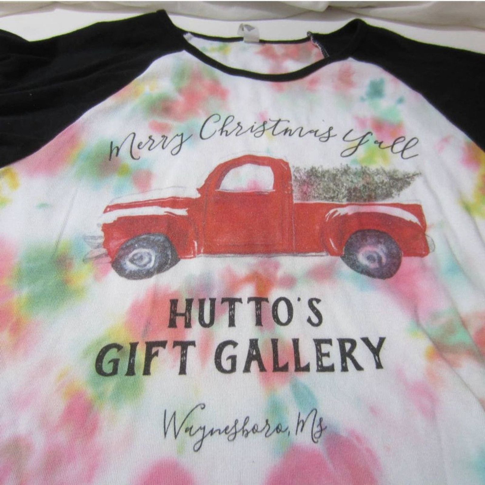 Handmade Retro Holiday Tie Dye Baseball Tee Bella Canvas M Size M / US 6-8 / IT 42-44 - 3 Thumbnail