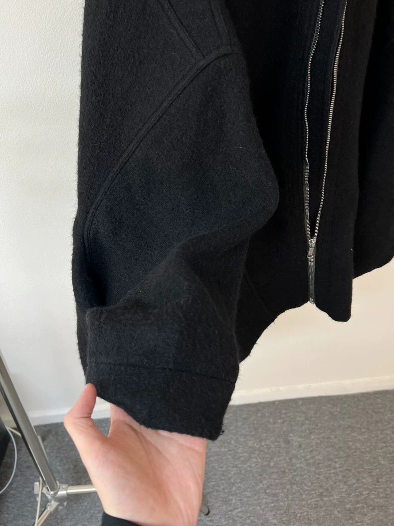 Rick Owens Rick Owens Cut silhouette black wool coat 2503-Nextarrow Size US XXS / EU 40 - 7 Thumbnail