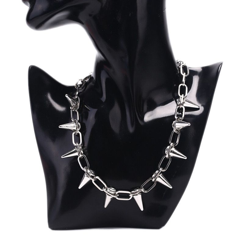 Japanese Brand × Jewelry Goth Punk Spikes Choker Necklace Chain Size ONE SIZE - 6 Thumbnail