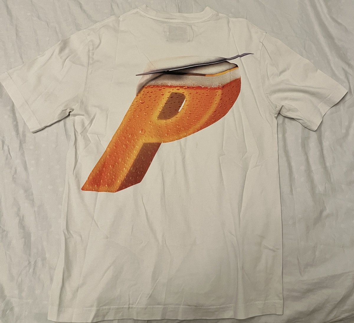 Palace Palace x Stella Artois White T-Shirt Size US M / EU 48-50 / 2 - 2 Thumbnail