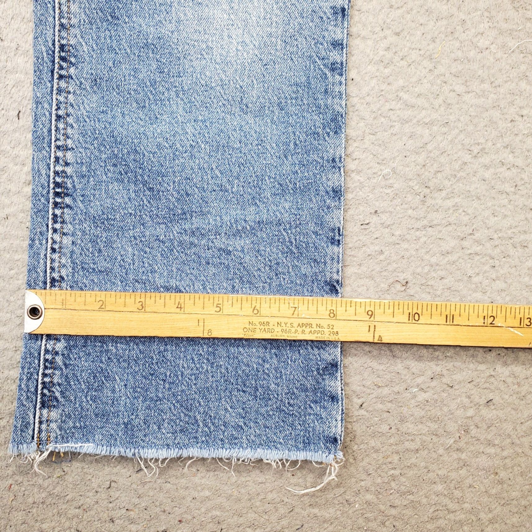 J.Crew J.Crew Womens Jeans Boot Crop Denim Medium Wash Blue 30 Frayed Hem Comfort Regular Size 30 Womens Size 30" / US 8 / IT 44 - 5 Thumbnail