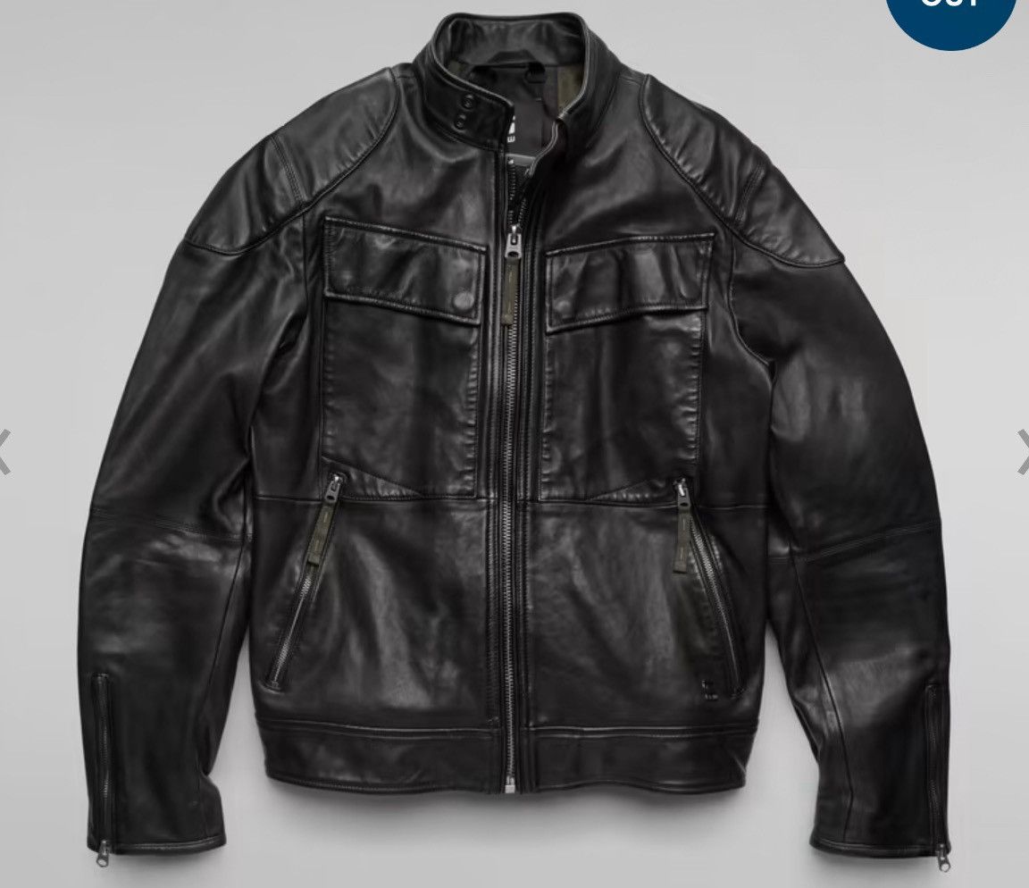 G-Star G-Star Pencilcase Leather Jacket Large BNWT Size US L / EU 52-54 / 3 - 1 Thumbnail