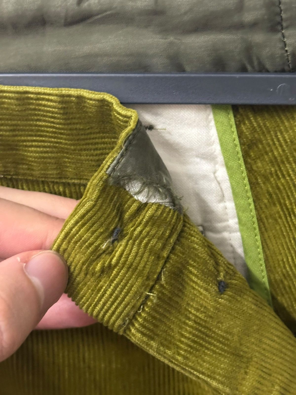 A.P.C. Vintage A.P.C. Green Corduroy Size US 29 - 7 Thumbnail