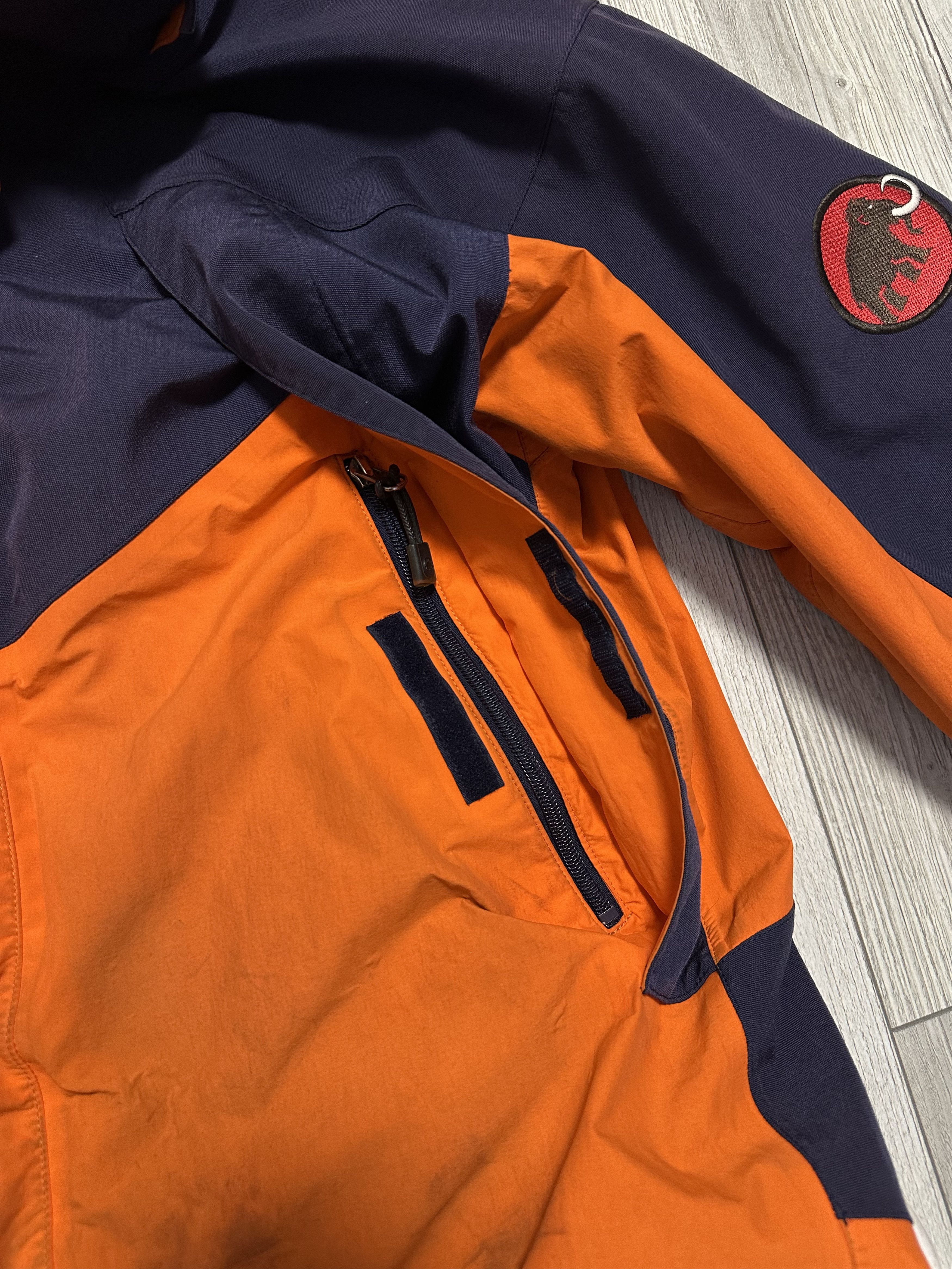Mammut Mammut Extreme Vintage Orange & Blue Nylon Gore-Tex Jacket Size US L / EU 52-54 / 3 - 16 Thumbnail