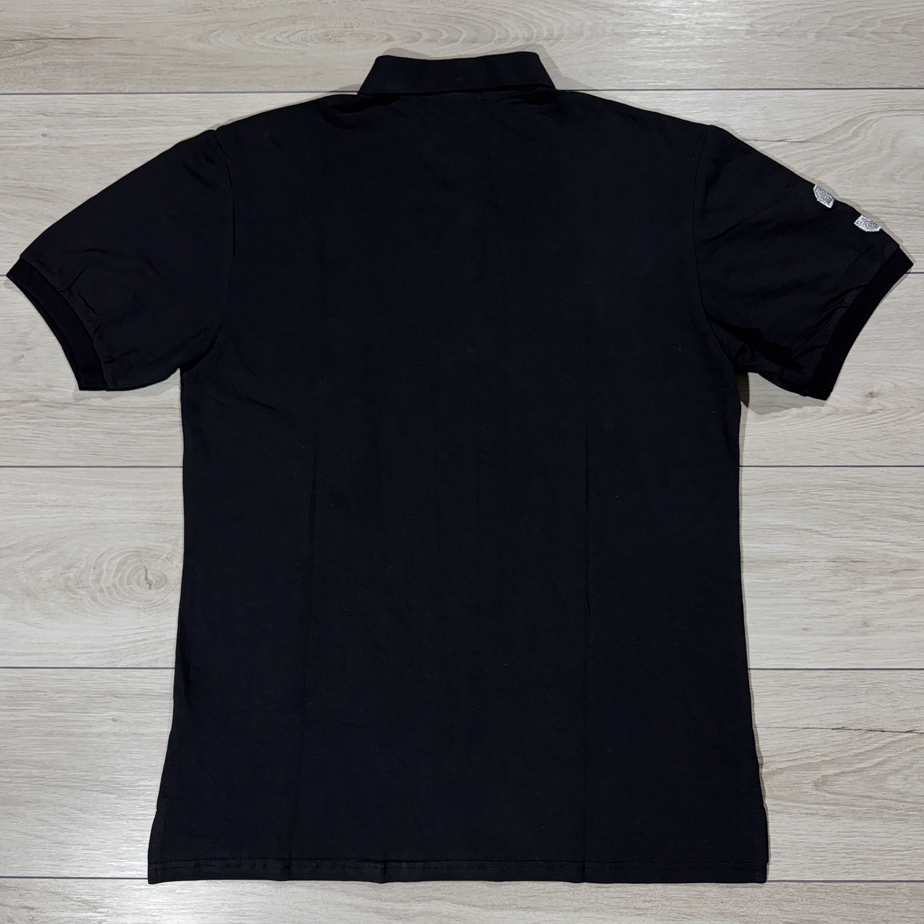 Polo Ralph Lauren VINATGE Ralph Lauren Black Polo Shirt Big Pony Size US XL / EU 56 / 4 - 3 Thumbnail