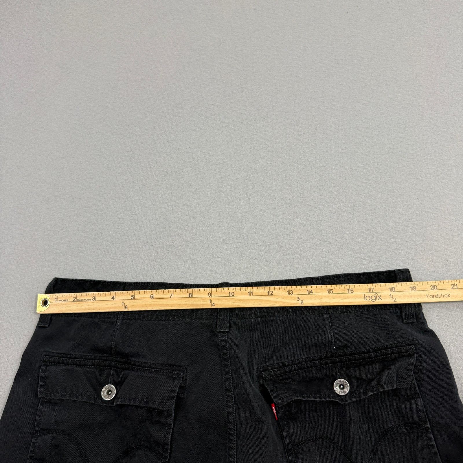 Levi's Vintage Levis Cargo Shorts 38 Black 12" Inseam Paratrooper Size US 38 / EU 54 - 9 Thumbnail