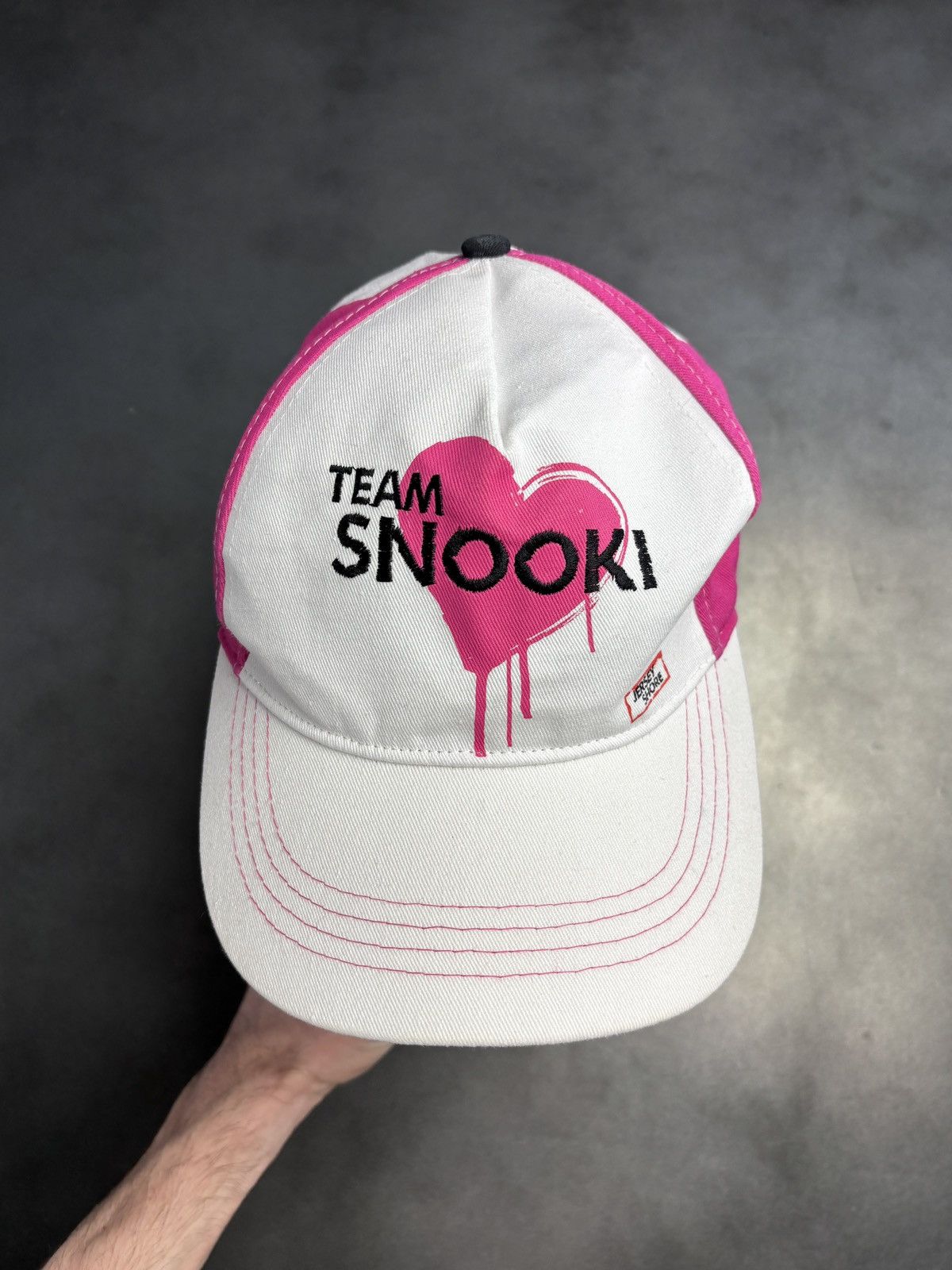 Vintage Vintage Jersey Shore Team Snooki Hat Trucker Audigier Hardy Size ONE SIZE - 1 Thumbnail