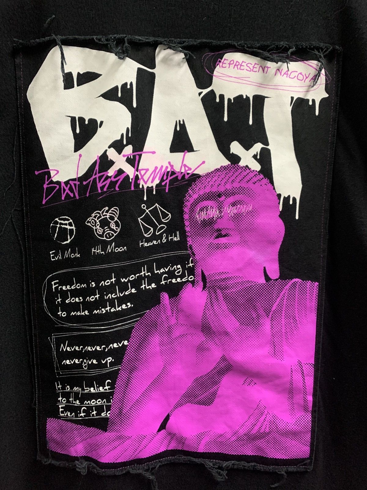 Japanese Brand Bad Ass Temple Punk Style T-Shirt Size US M / EU 48-50 / 2 - 2 Thumbnail