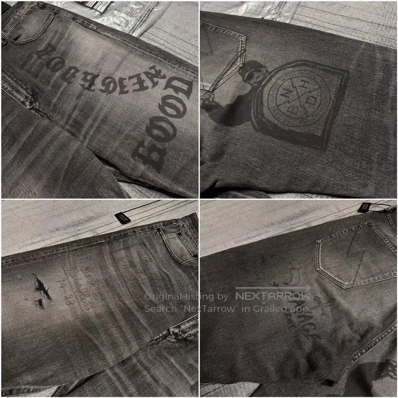 Neighborhood NEIGHBORHOOD FADE 23AW Jeans. Size US 38 / EU 54 - 2 Thumbnail