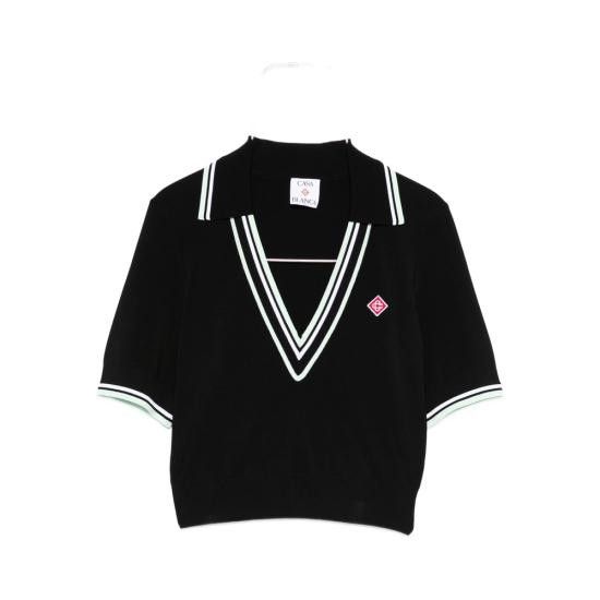 Casablanca CASABLANCA Women Polo Shirts KW 1018 01 BLACK Size M / US 6-8 / IT 42-44 - 1 Thumbnail