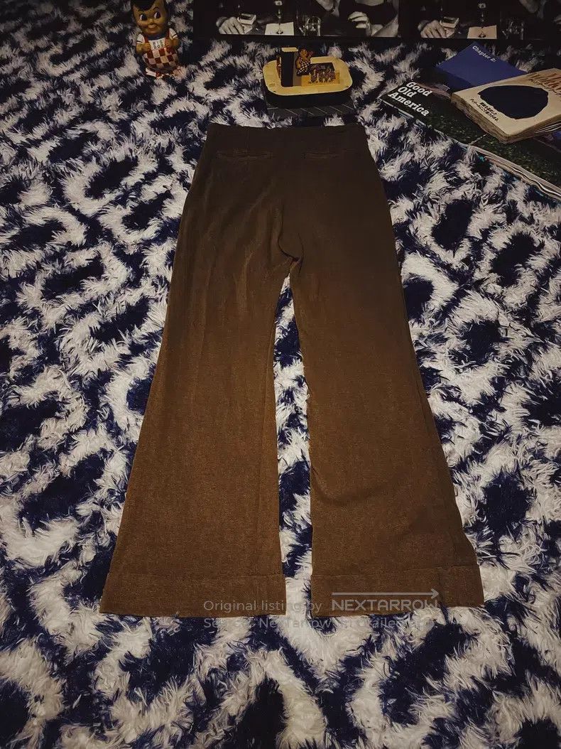 Yohji Yamamoto Yohji Yamamoto size m Brown cotton and linen blended slacks Size US 28 / EU 44 - 2 Thumbnail