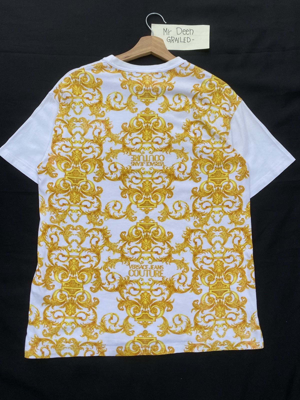 Versace Rare VERSACE Jeans Couture White Tshirt Size US M / EU 48-50 / 2 - 24 Thumbnail
