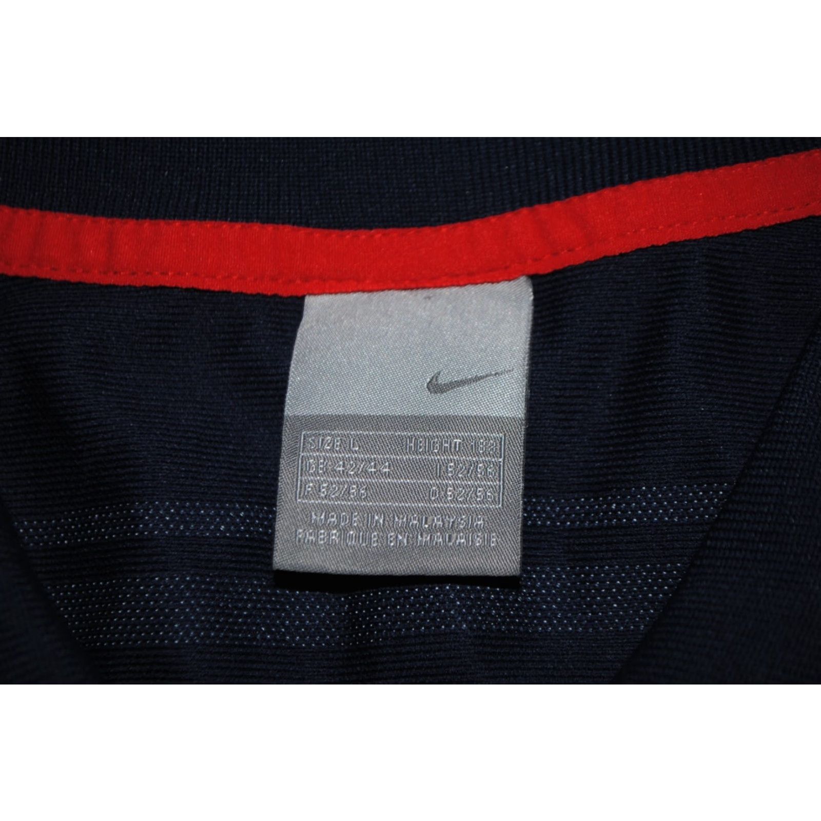 Nike Nike Vintage Polo Shirt Jersey Blue Size L Mens Size US L / EU 52-54 / 3 - 3 Thumbnail