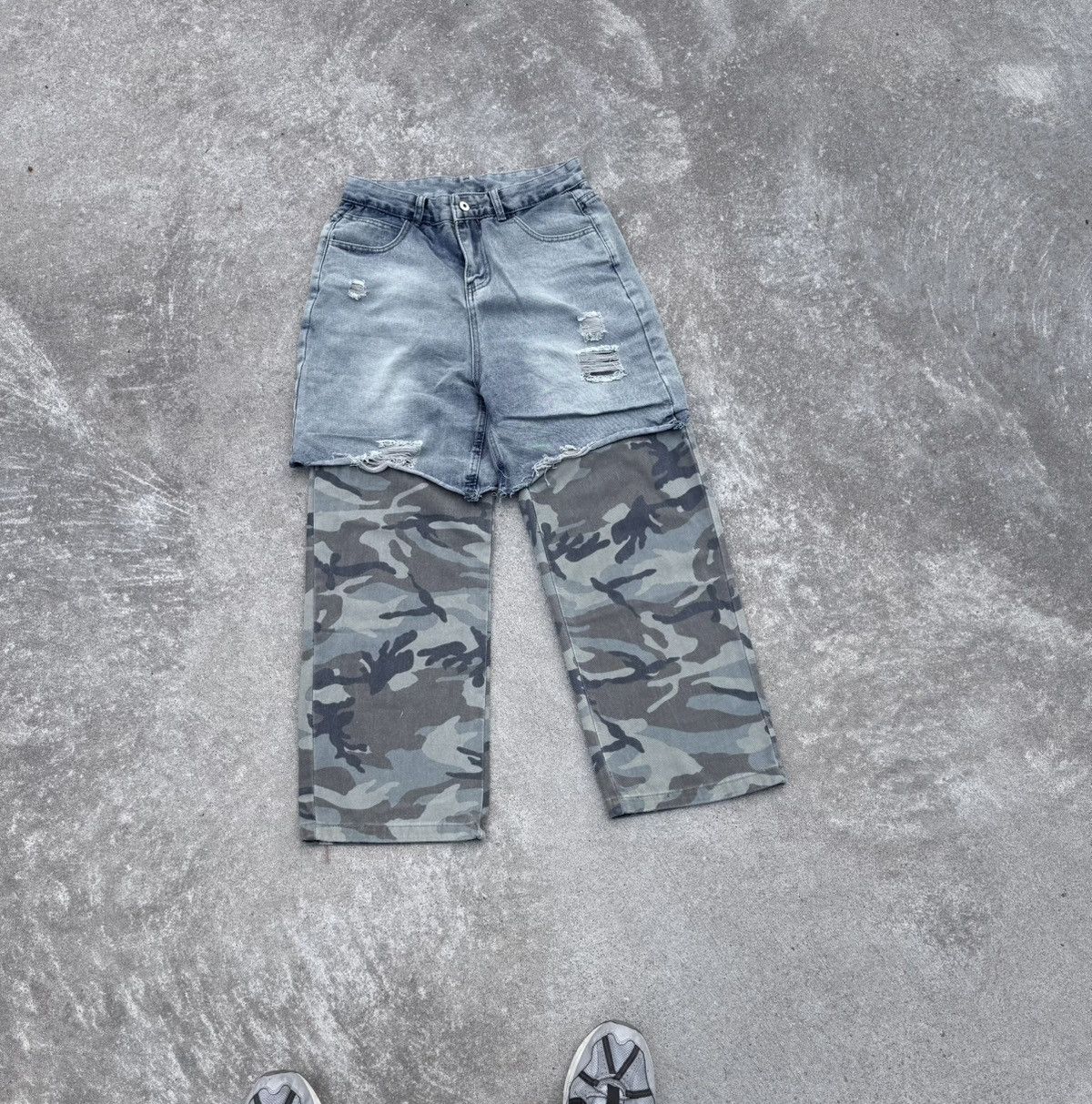 Japanese Brand Vintage Y2K streetwear track oversized Japan wide jeans Size US 30 / EU 46 - 2 Thumbnail