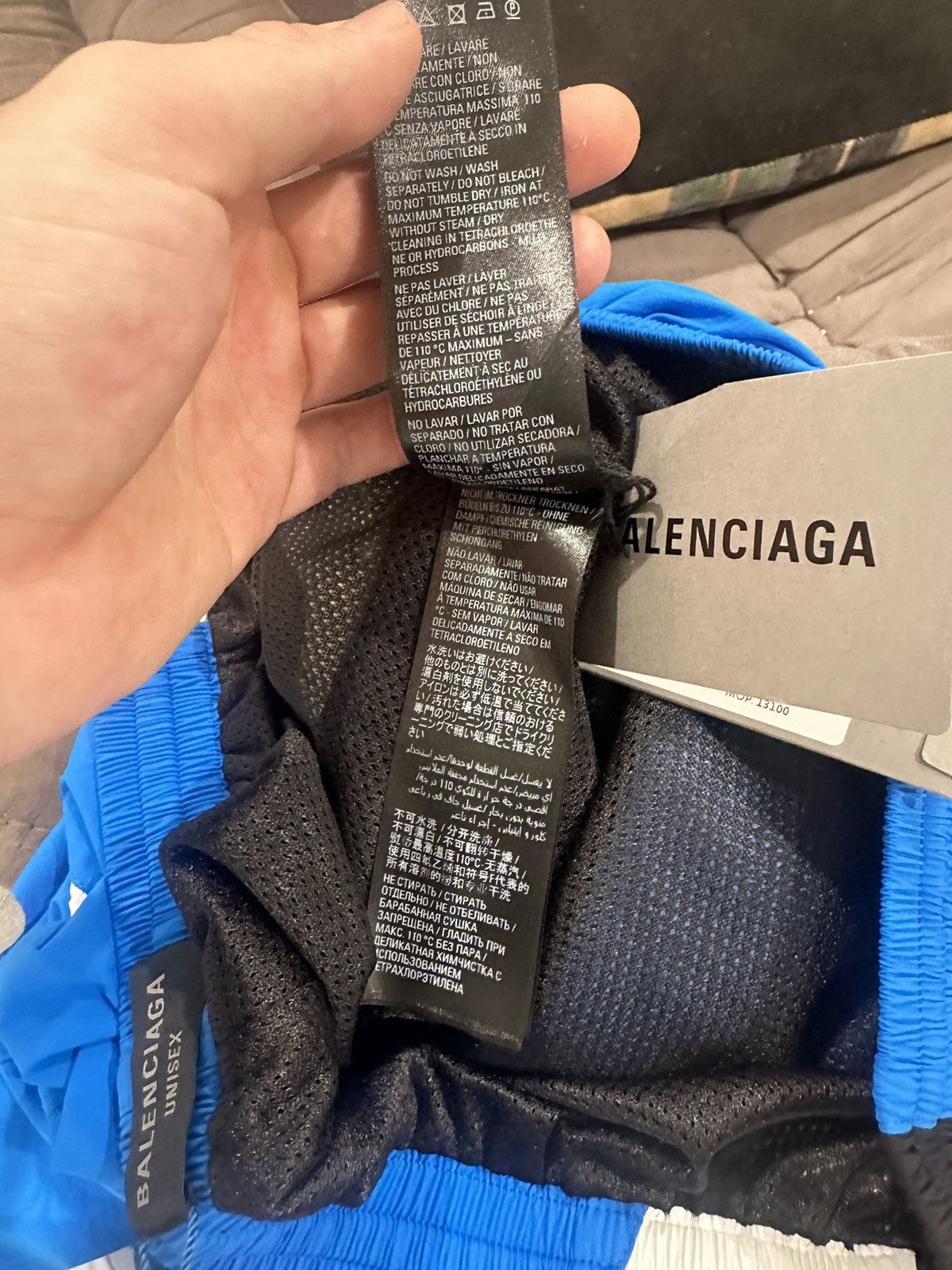Balenciaga Balenciaga 3B Blue Windbreaker Sweatpants Size US 32 / EU 48 - 11 Thumbnail