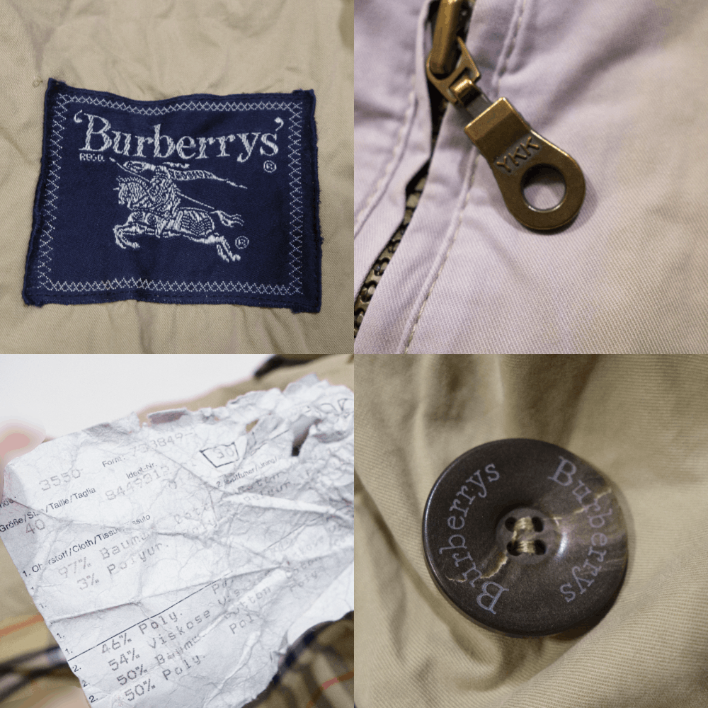 Burberry 90S Nova Check Inside Coat Vintage Size S / US 4 / IT 40 - 10 Thumbnail