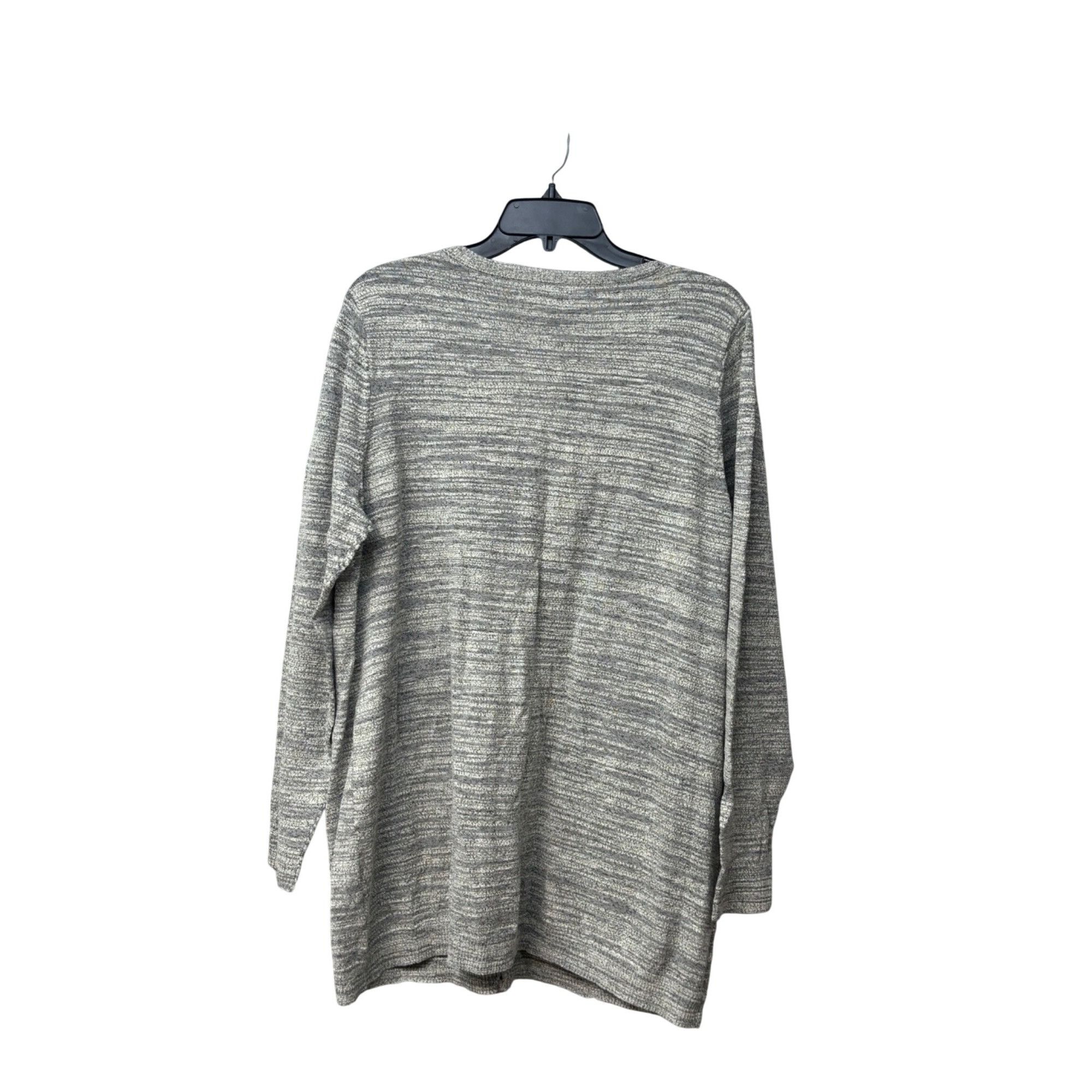 G.H. Bass & Co. G.H. Bass & Co. Long-Sleeve Button-Down Cardigan, Heather Gr Size XL / US 12-14 / IT 48-50 - 12 Thumbnail