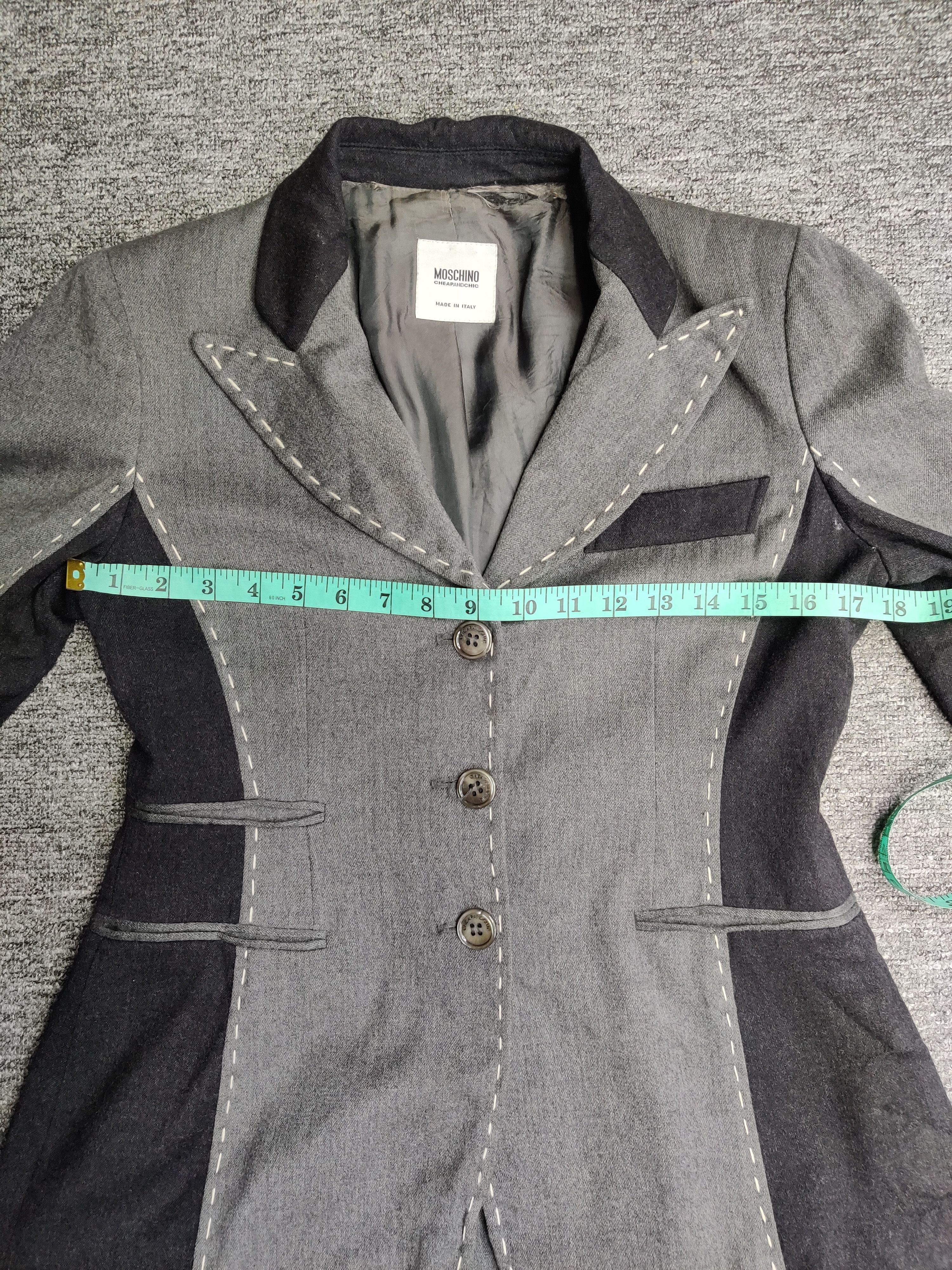 Moschino Vintage Moschino Cheap & Chic Wool Blazer Size US S / EU 44-46 / 1 - 18 Thumbnail