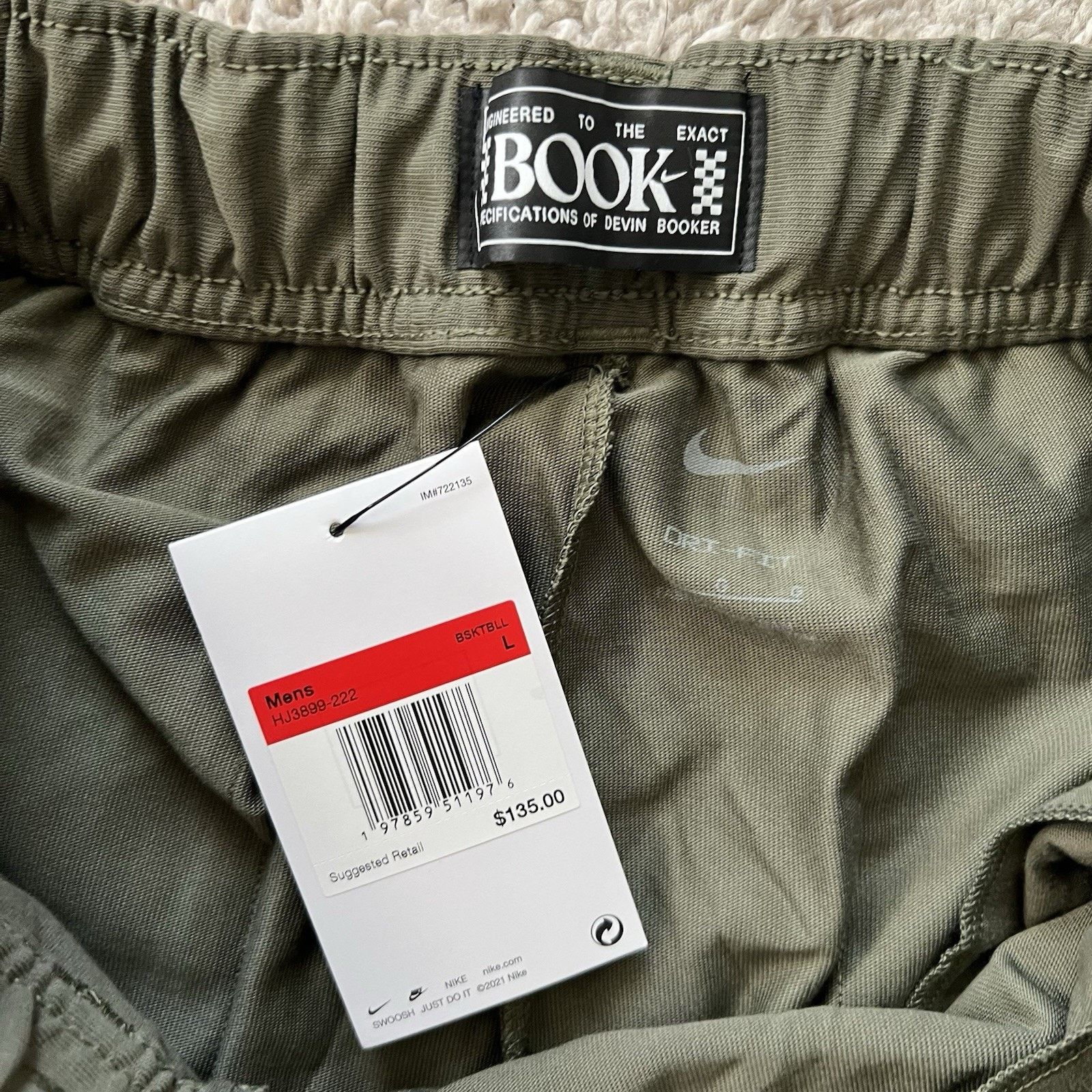 Nike Nike Devin Booker Dri-Fit Tear Track Pants Green Size Large Size US 32 / EU 48 - 9 Thumbnail