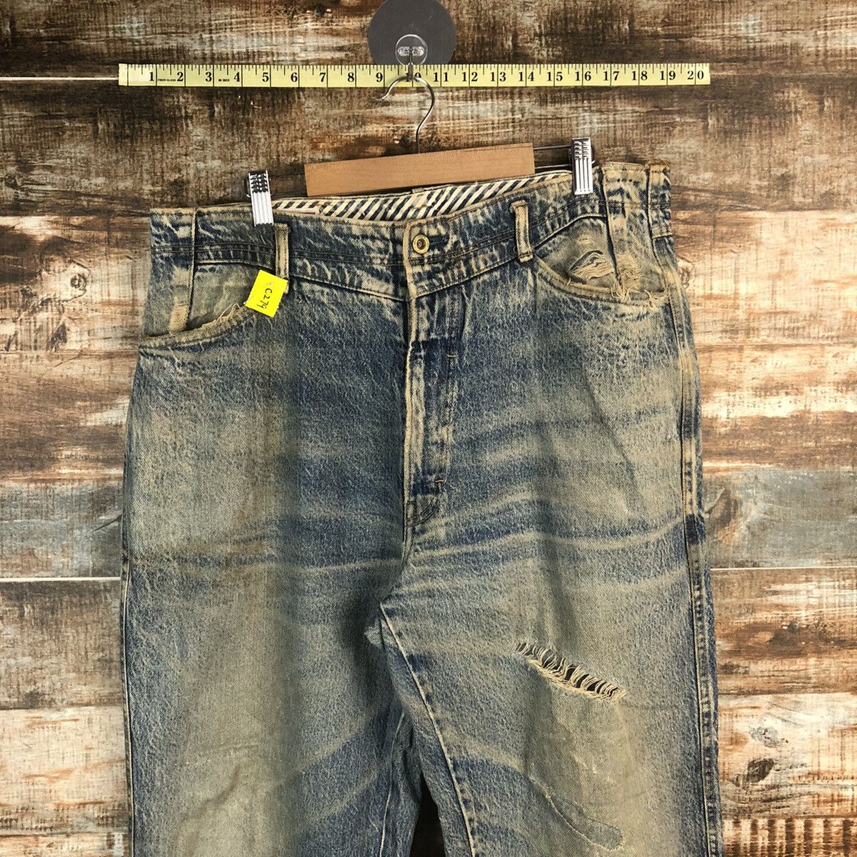 Big John DL Big John Blue Denim Pants #C279 Size US 34 / EU 50 - 4 Thumbnail