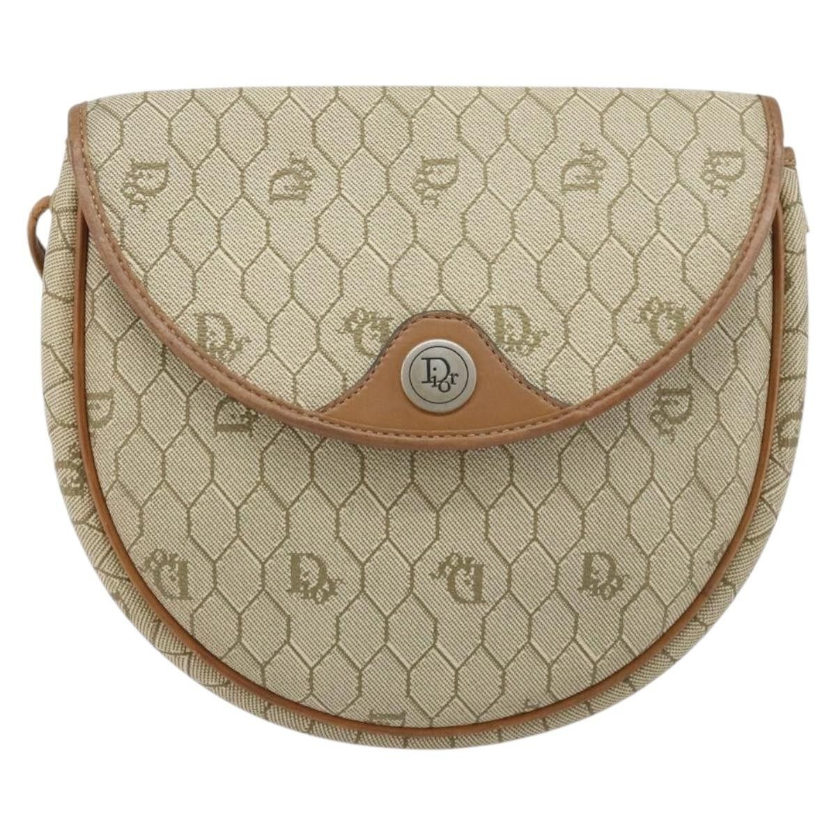Dior Christian Dior Vintage Honeycomb Canvas and Leather Size ONE SIZE - 1 Thumbnail