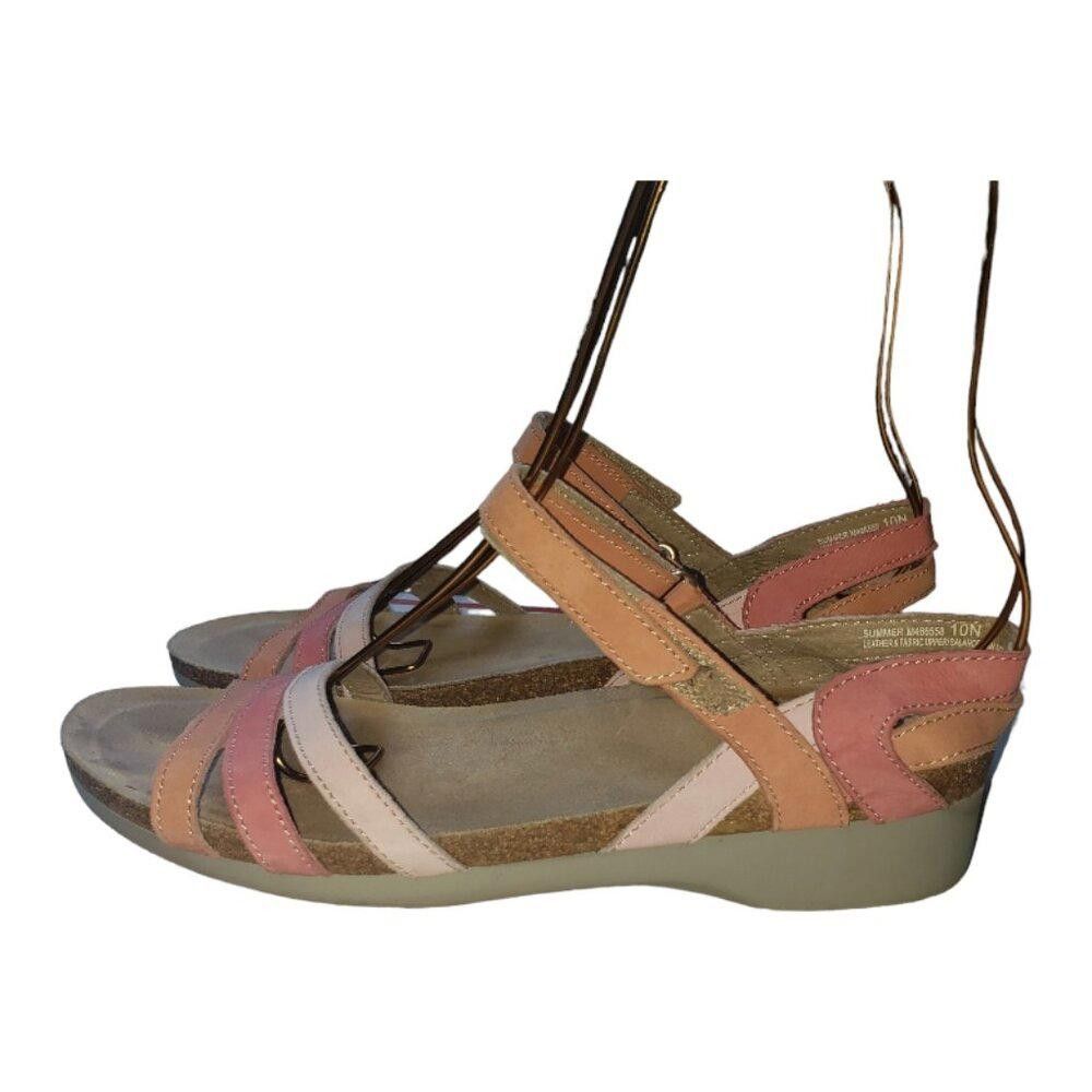 Other SH127 Munro Ladies Peach Sandals 10N Size US 10 / IT 40 - 7 Thumbnail