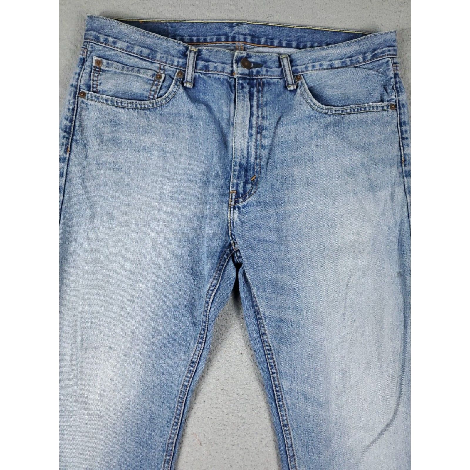 Levi's Levis Mens Straight Leg 36x30 Blue Jeans Extra Large XL Casual Denim Pants Size US 34 / EU 50 - 2 Thumbnail