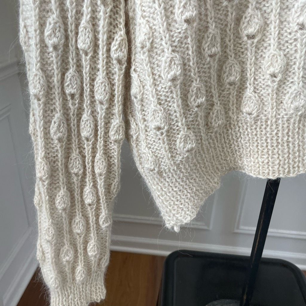 Other Vintage Olivia Paul 100% Alpaca Made in England Texture Knit Size L / US 10 / IT 46 - 6 Thumbnail
