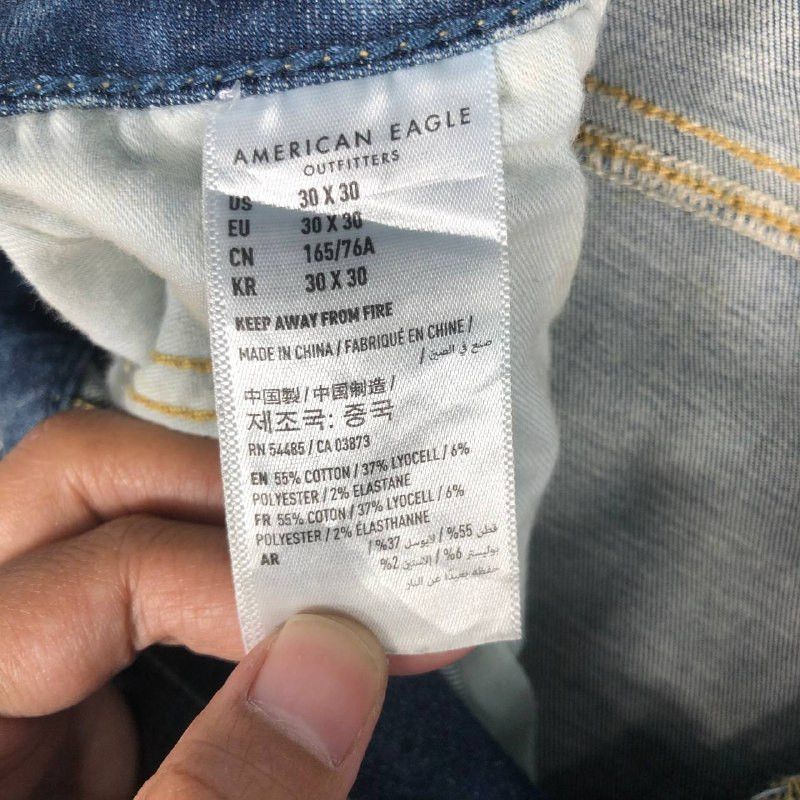 American Eagle Outfitters Vintage American Eagle super skinny Distressed Jean pant Size US 30 / EU 46 - 13 Thumbnail